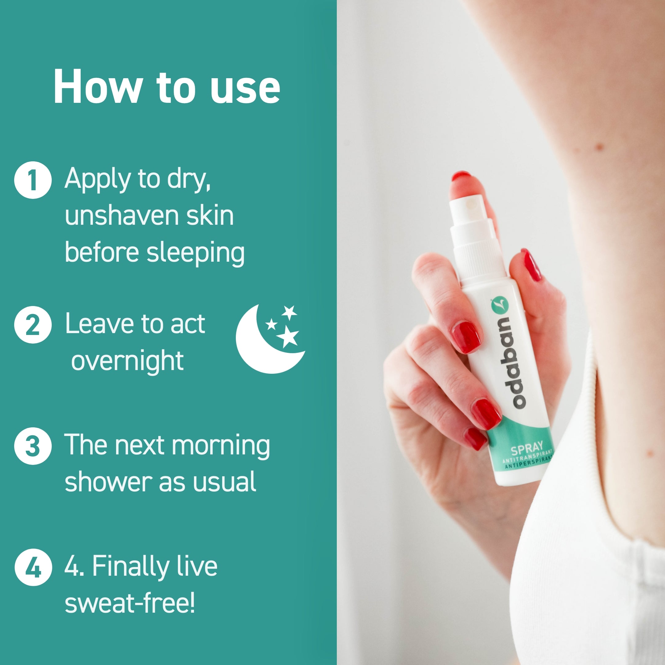 Odaban Antiperspirant Spray - Thumbnail 3