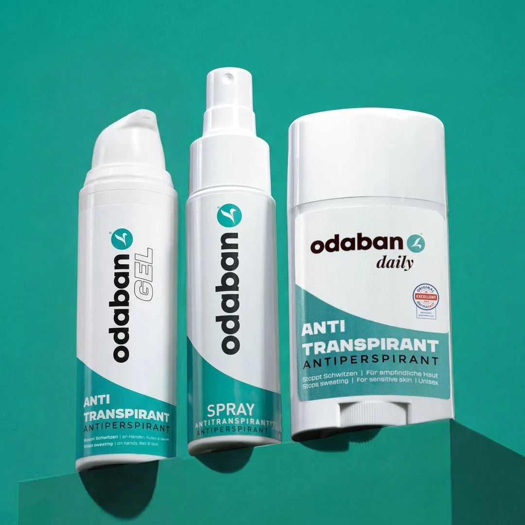 odaban® Antiperspirant Set "Spray+Stick+Gel"
