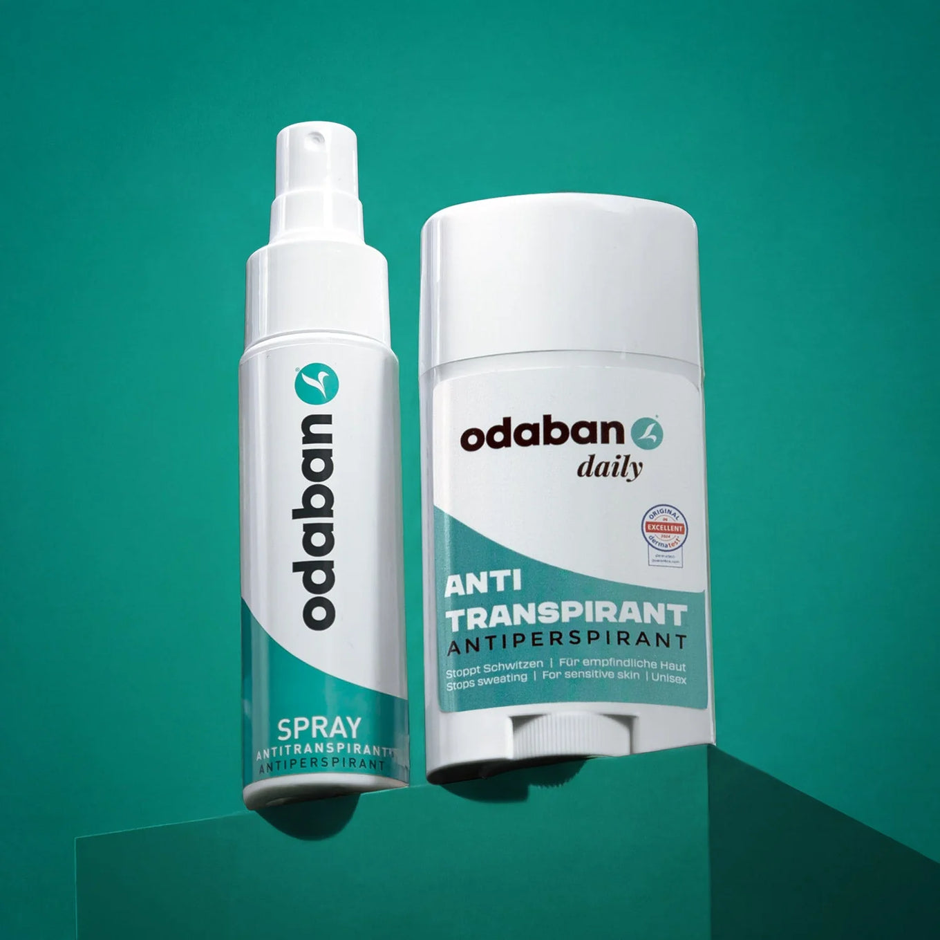 odaban® Antiperspirant Set - Spray + Deo Stick
